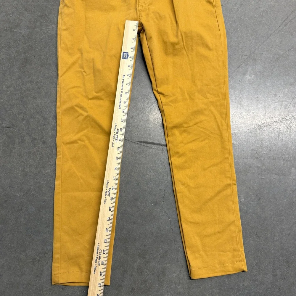 Banana Republic Traveler Slim Fit Pants Ochre Yellow 34x27 S/744271-05 Mens